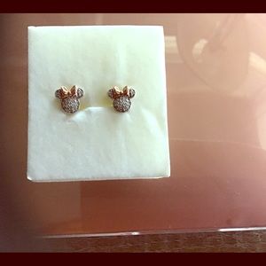 Minnie Mouse Timeless Disney Sterling Earrings